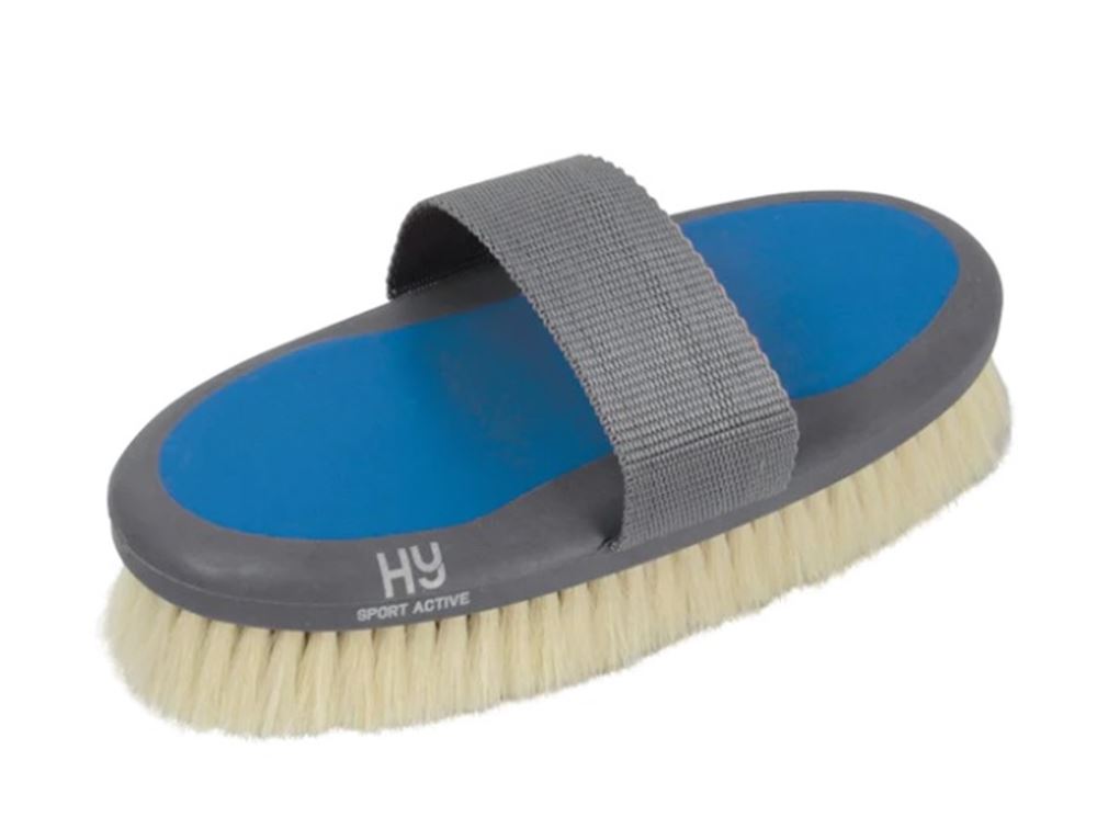 Hy Sport Active Goat Hair Body Brush (Aegean Green)