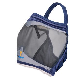 Shires FlyGuard Pro Fine Mesh Earless Fly Mask (Navy)