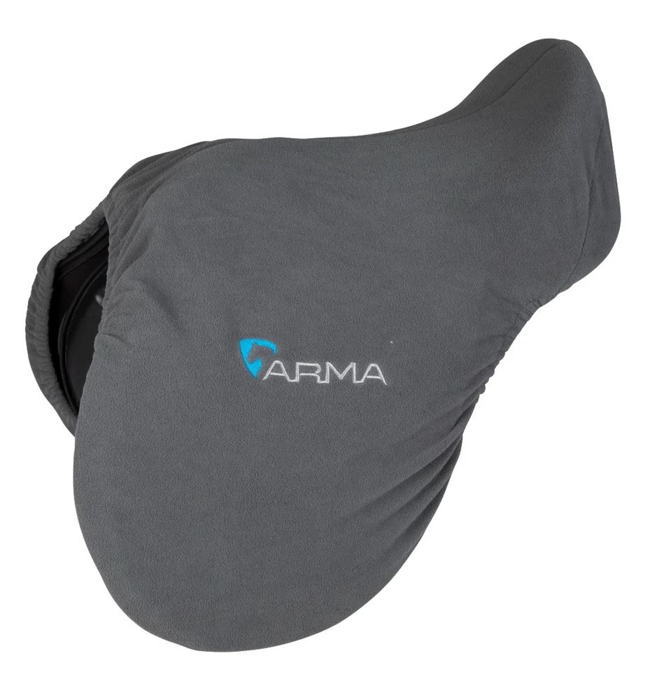 Shires ARMA Fleece Saddle Cover 17"-18" (Grey)