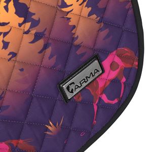 *barcodes* Shires ARMA Sport XC Saddlecloth (Purple Forest)