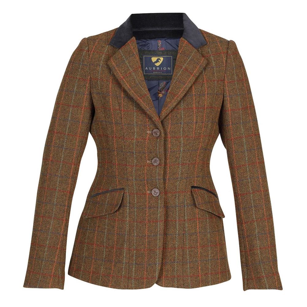 Shires Aubrion Saratoga Ladies Jacket (Rust Check)