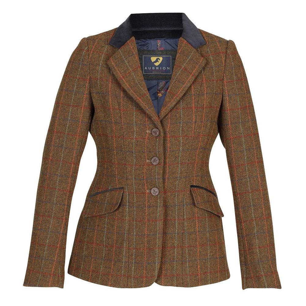 Shires Aubrion Saratoga Ladies Jacket (Rust Check)