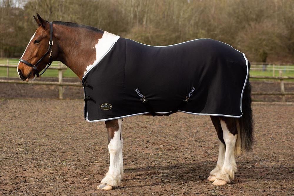 Gallop Jersey Cooler Rug (Black)