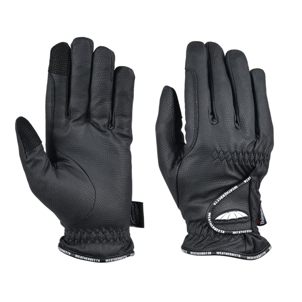Weatherbeeta Heat-Tec Riding Gloves (Black)