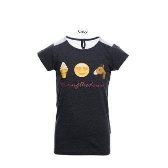 Horseware Kids Collection Girls Novelty Tee - 3-4 yrs (Navy) * Clearance*