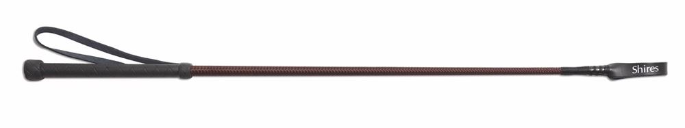 Shires Thread Stem Whip - Child (Plain Brown)