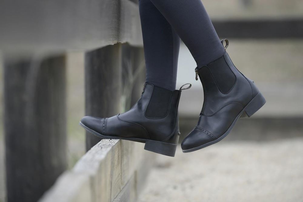 Dublin Foundation Adult Zip Paddock Boots II (Black)