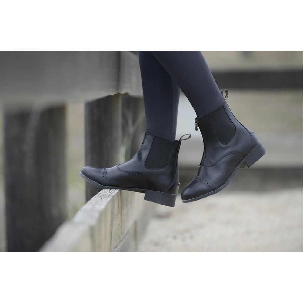 Dublin Foundation Adult Zip Paddock Boots II (Black)