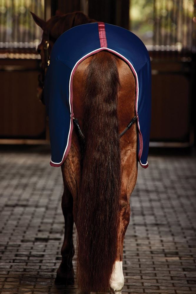 Weatherbeeta Opulence Show Sheet Standard (Navy/Burgundy)