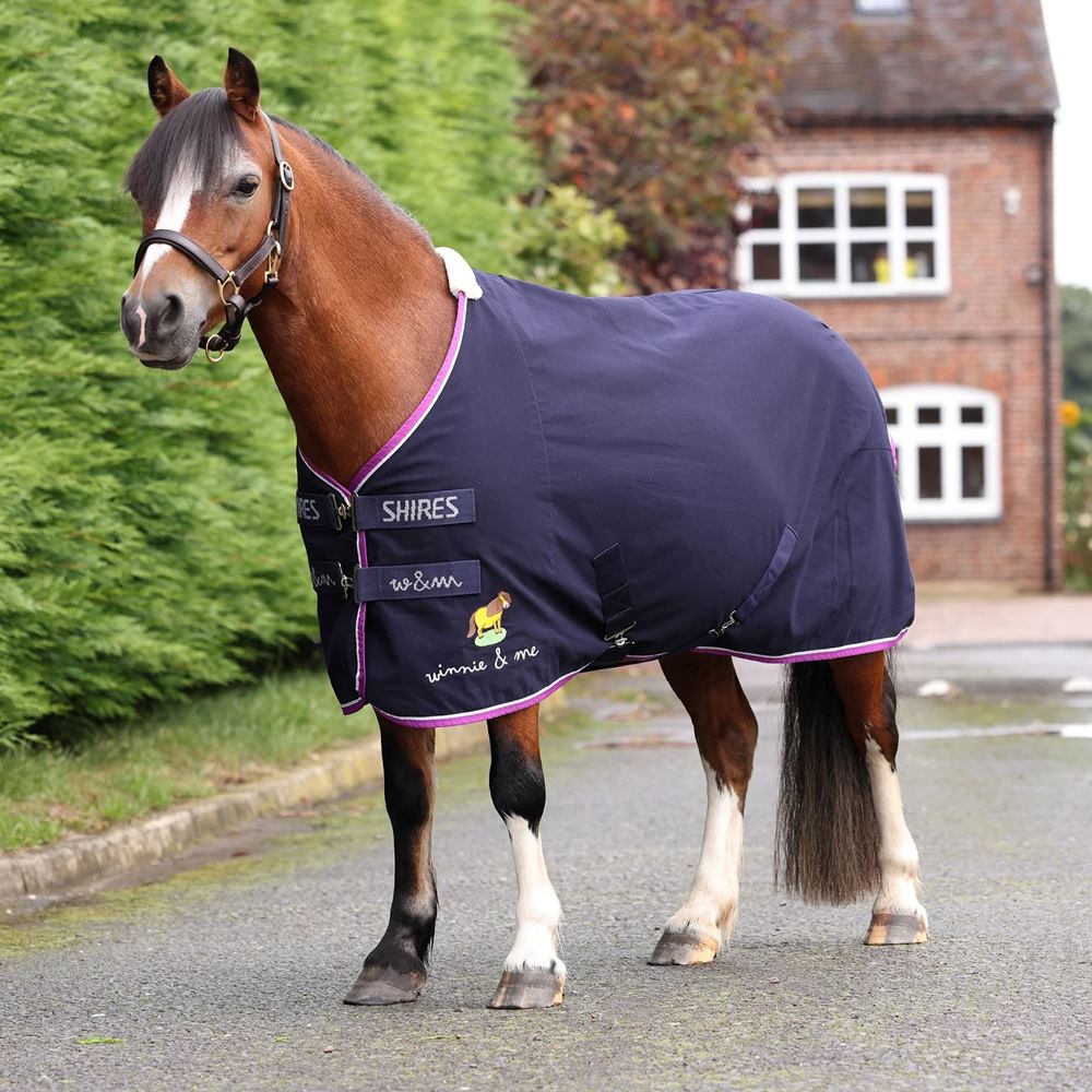 Shires Winnie & Me Stable Sheet (Navy)