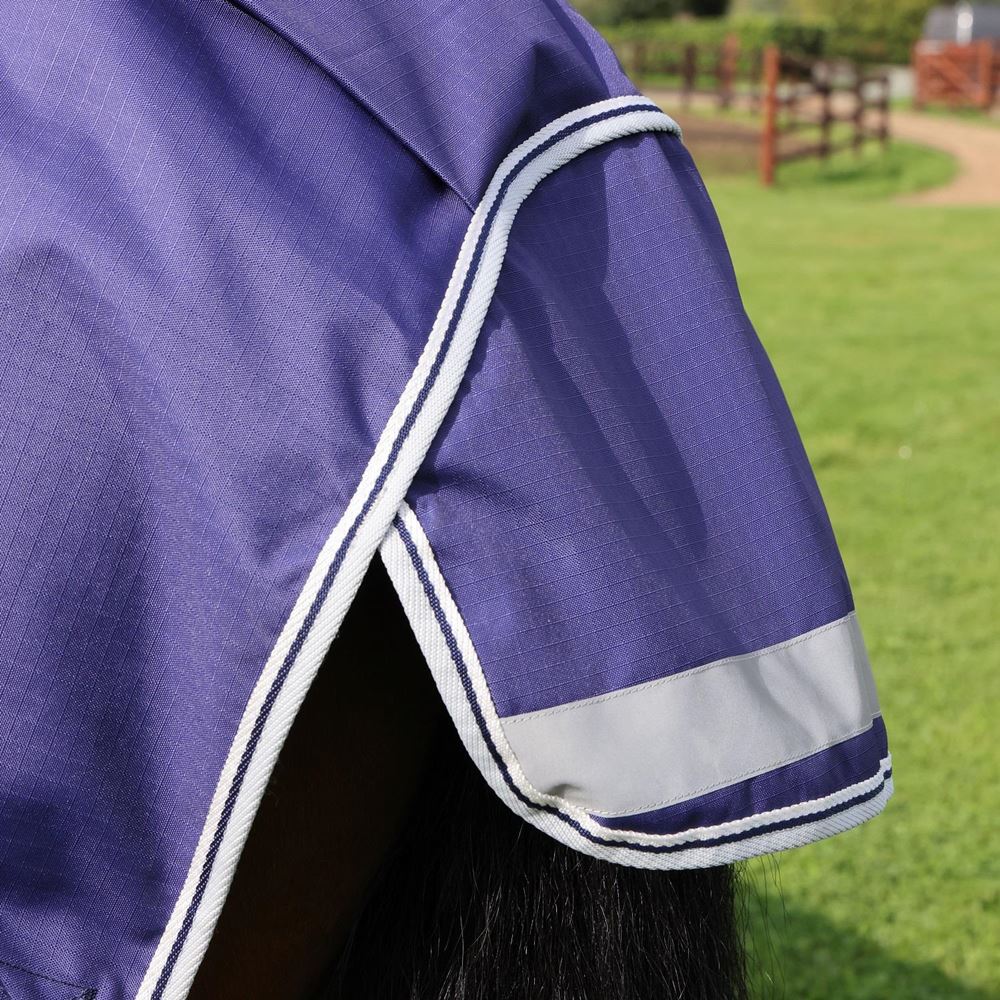 Shires Highlander Original Lite Turnout Rug & Neck Set (Navy)