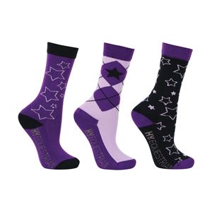 Hy Equestrian Stella Children's Socks (3 pack)