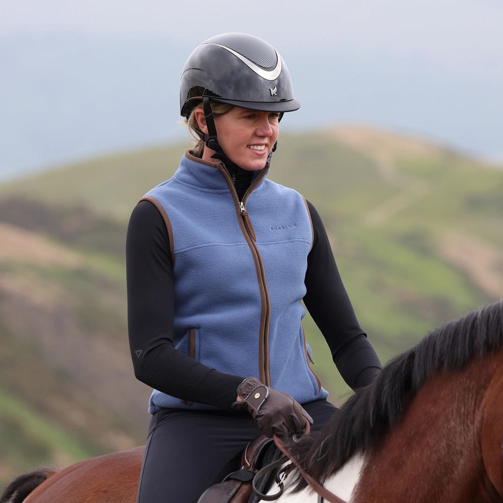 Shires Aubrion Core Ladies Fleece Gilet (Blue)