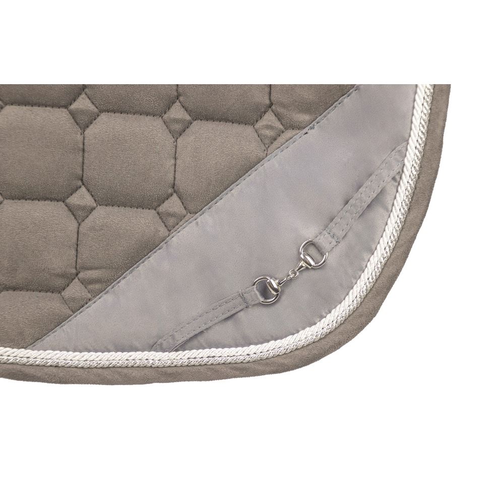 Hy Equestrian On The Bit Saddle Pad (Grey/Silver)