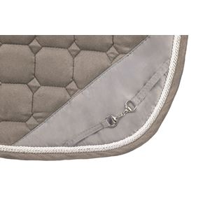 Hy Equestrian On The Bit Saddle Pad (Grey/Silver)