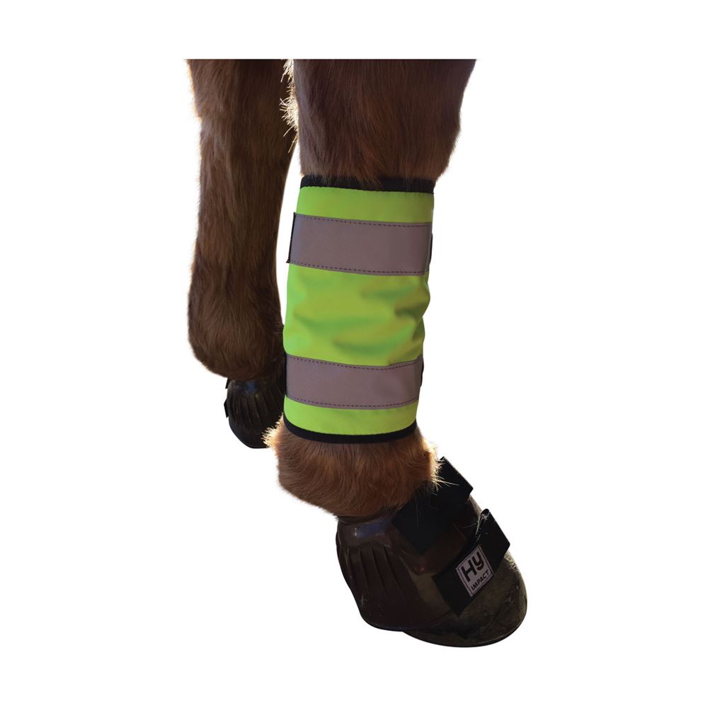 Reflector Horse Leg Wraps by Hy Equestrian