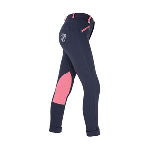 HyPERFORMANCE Belton Children's Jodhpurs (Navy/Pink)