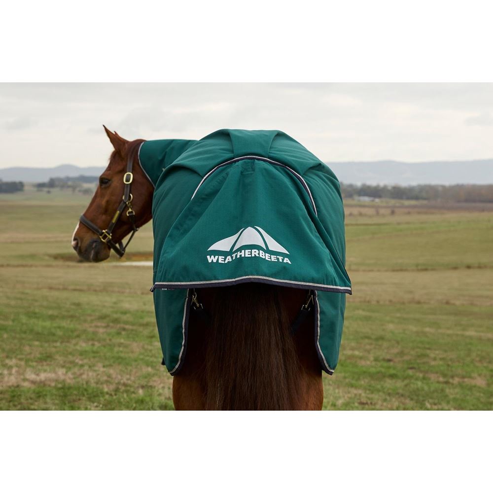 Weatherbeeta Comfitec Plus Dynamic Turnout Detach-A-Neck - 220g (Forest Green/Navy)