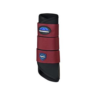 Weatherbeeta Tough-Tec Prime Brushing Boots (Black/Burgundy)