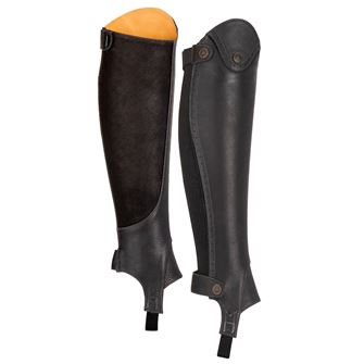 Shires Moretta Lucetta Leather Gaiters (Black)