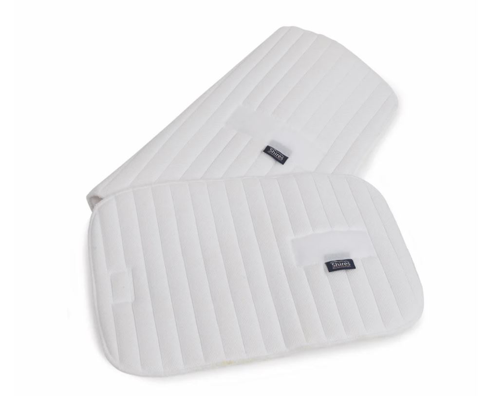 Shires Quilted Bandage pads (pack of 4) Regular 11" x 16"