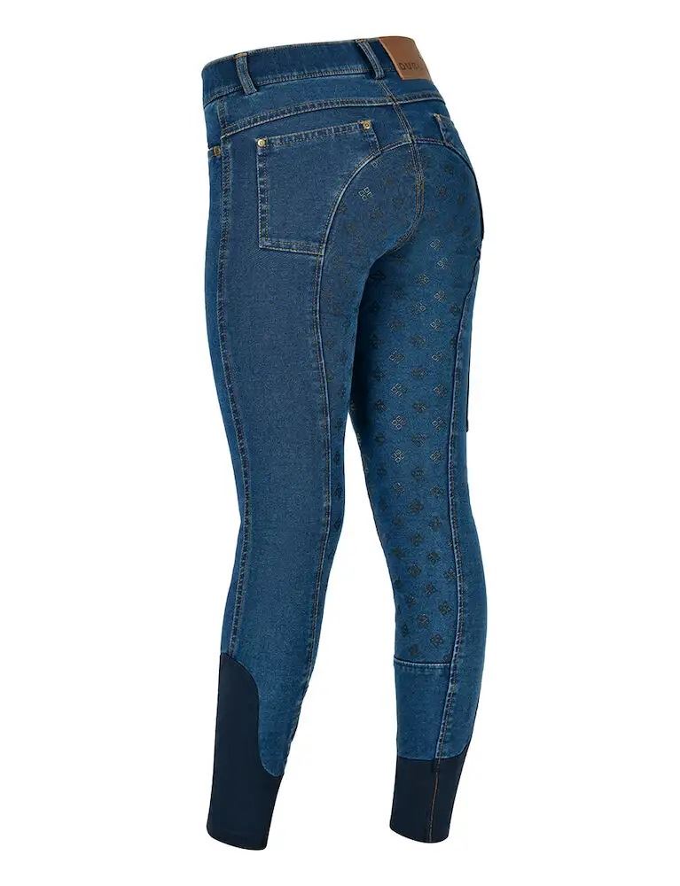 Dublin Kids Shona Denim Full Seat Breeches (Light Blue Denim)