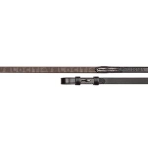 **barcodes/brand* Shires Velociti Lusso Rubber Grip Reins (Havana)