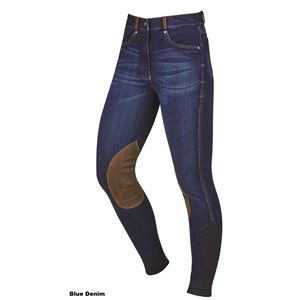 Dublin Shona Knee Patch Denim Ladies Breeches