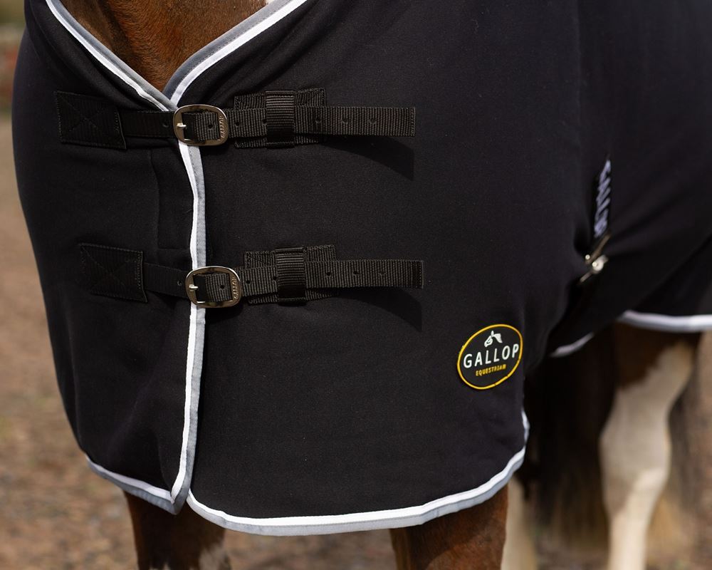 Gallop Jersey Cooler Rug (Black)