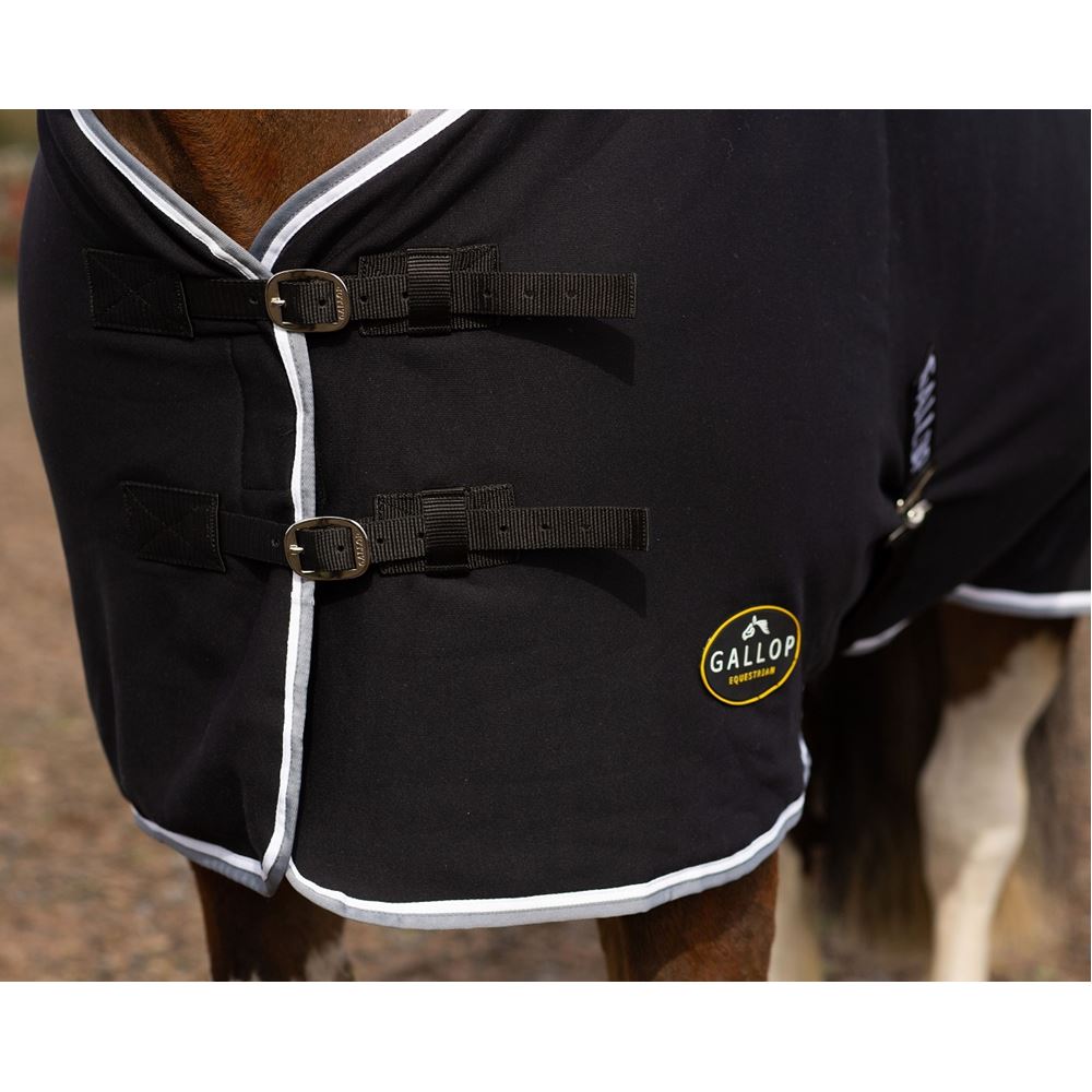 Gallop Jersey Cooler Rug (Black)