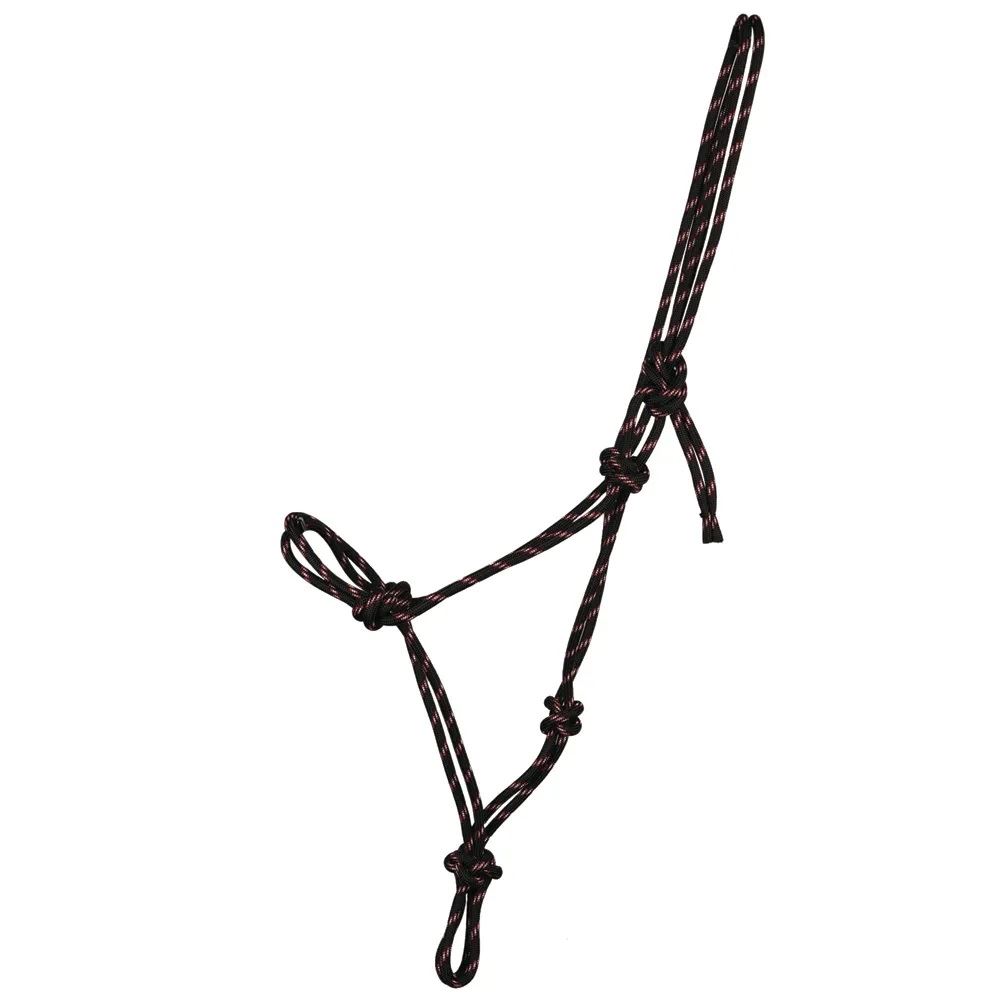 Hy Equestrian Rope Halter (Black)