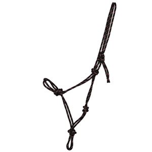 Hy Equestrian Rope Halter (Black)
