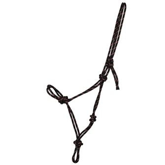 Hy Equestrian Rope Halter (Black)