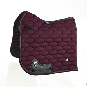 Shires Arma Eltar Dressage Saddlecloth (Black Cherry)