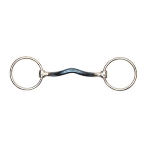 Shires Blue Sweet Iron Loose Ring with Mullen Mouth