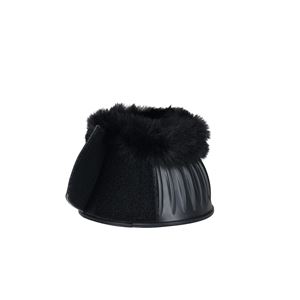 Weatherbeeta Tough-Tec Prime Fleece Trim Rubber Bell Boots (Black)