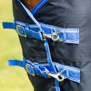 Hy Equestrian StormX Empra Reflect 0g Turnout Rug (Navy)