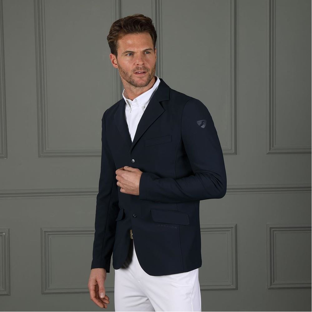 Shires Aubrion Cambridge Show Jacket - Gents (Navy)