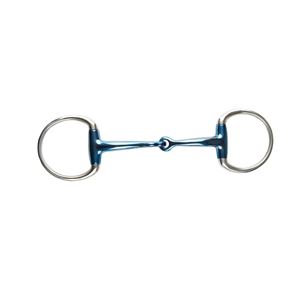 JP Korsteel Blue Steel Jointed Eggbutt Snaffle Bit