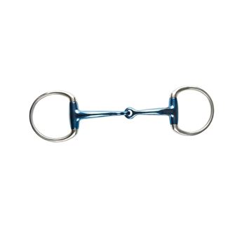 JP Korsteel Blue Steel Jointed Eggbutt Snaffle Bit