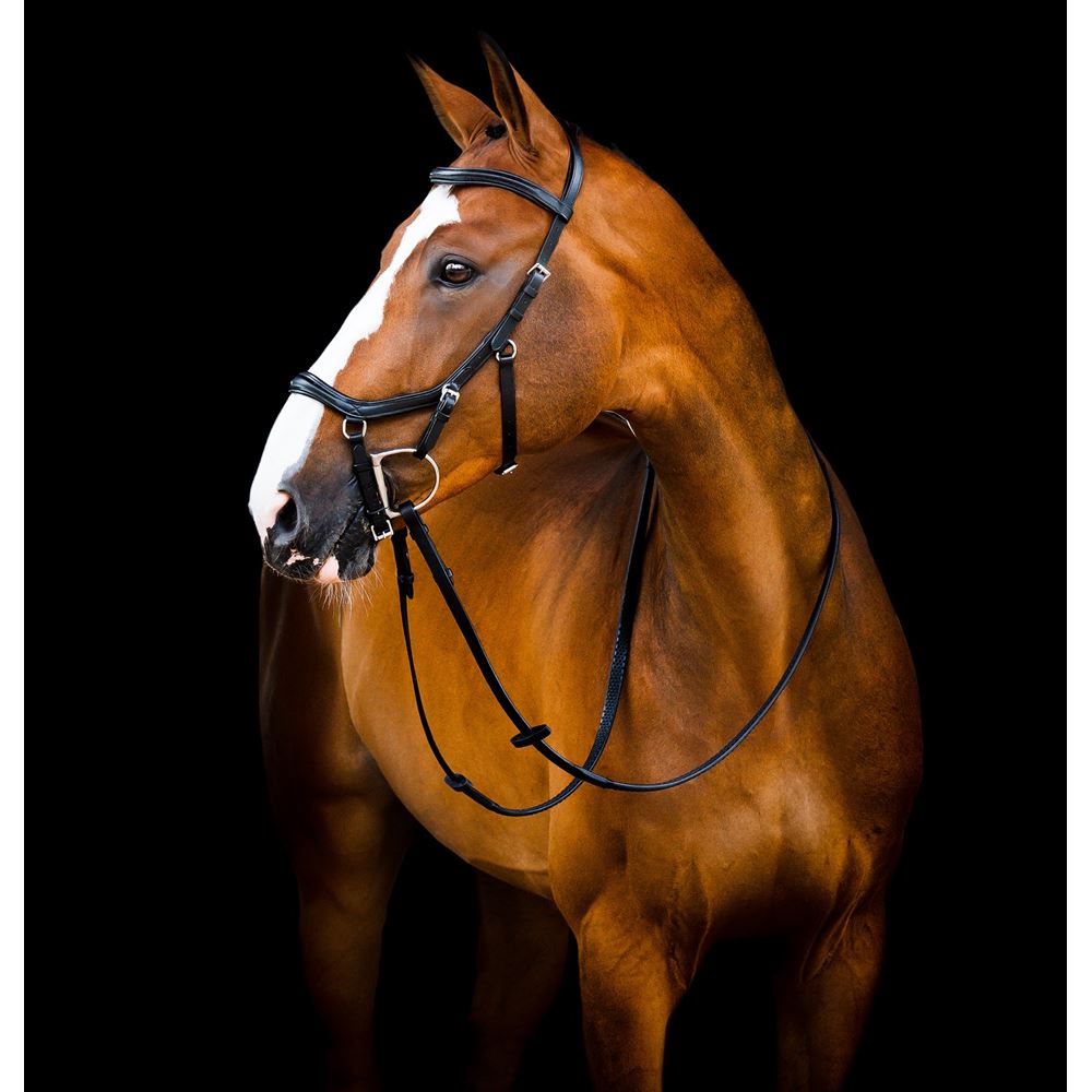 Horseware Micklem 2 Deluxe Competition Bridle *With Reins* (Black)