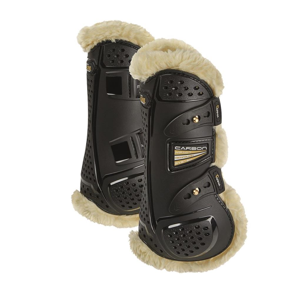 Shires ARMA OXI-ZONE Supafleece Tendon Boots (Black)