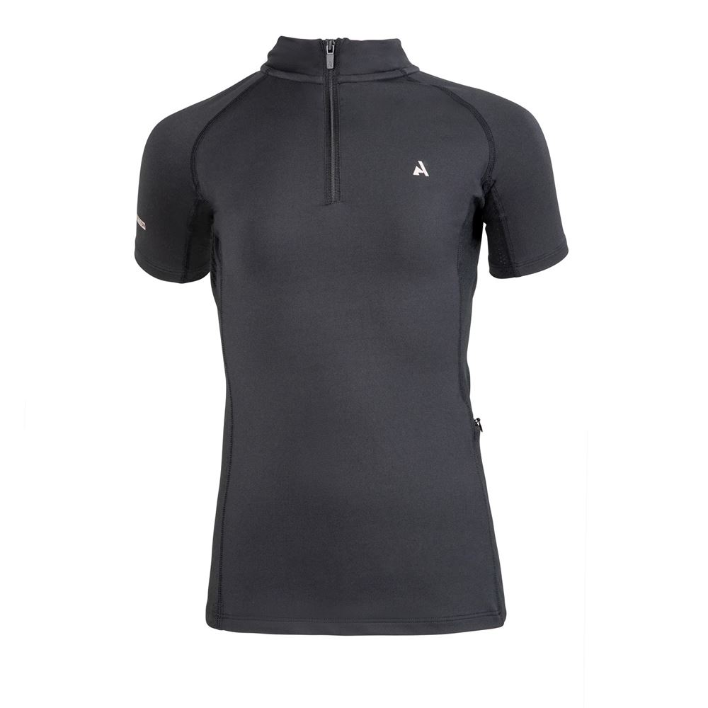 Shires Aubrion React Short Sleeve Base Layer - Young Rider (Shadow)