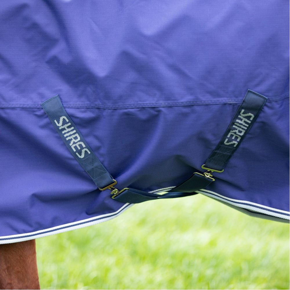 Shires Highlander Original Lite Turnout Rug & Neck Set (Navy)