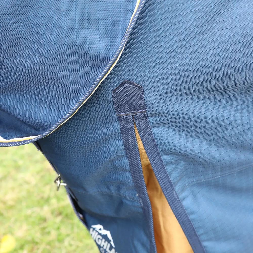 Shires Highlander Plus Lite Combo Turnout Rug (Navy)