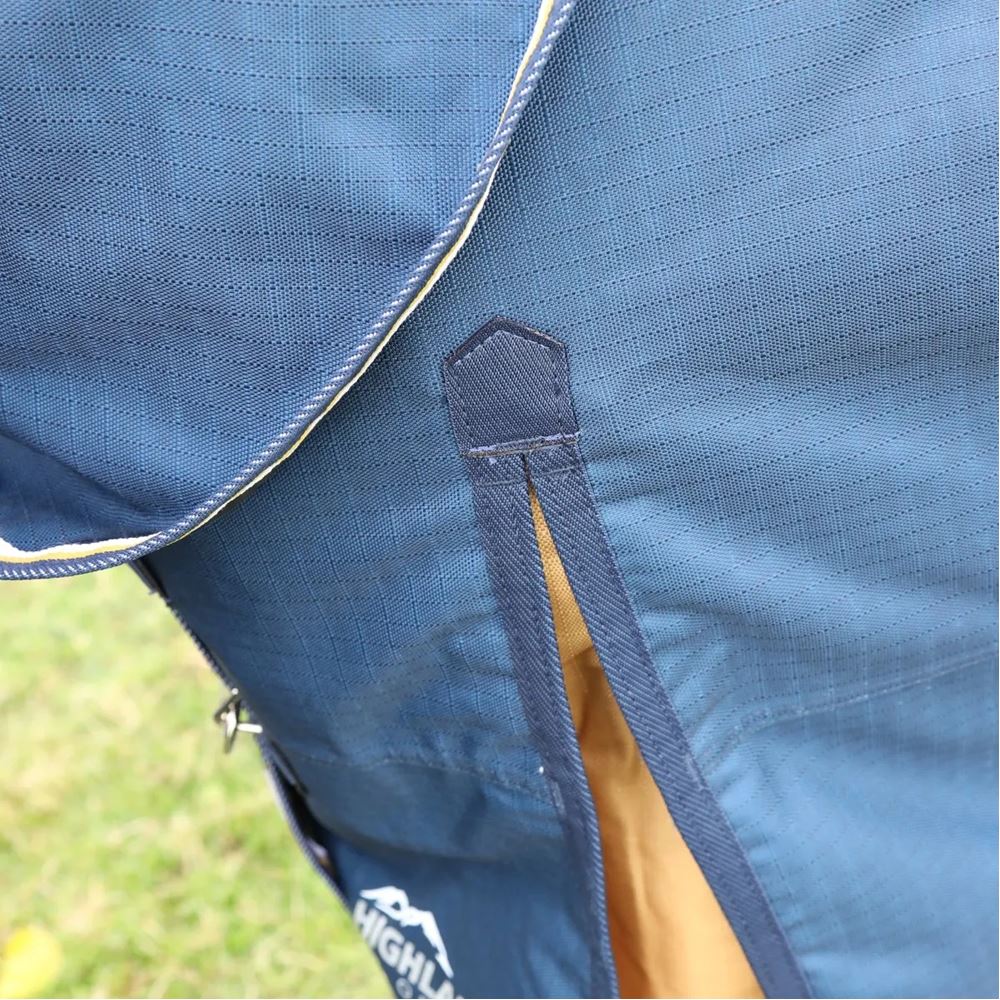 Shires Highlander Plus Lite Combo Turnout Rug (Navy)