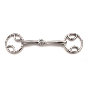 Shires Bevel Bit with Jointed Mouth