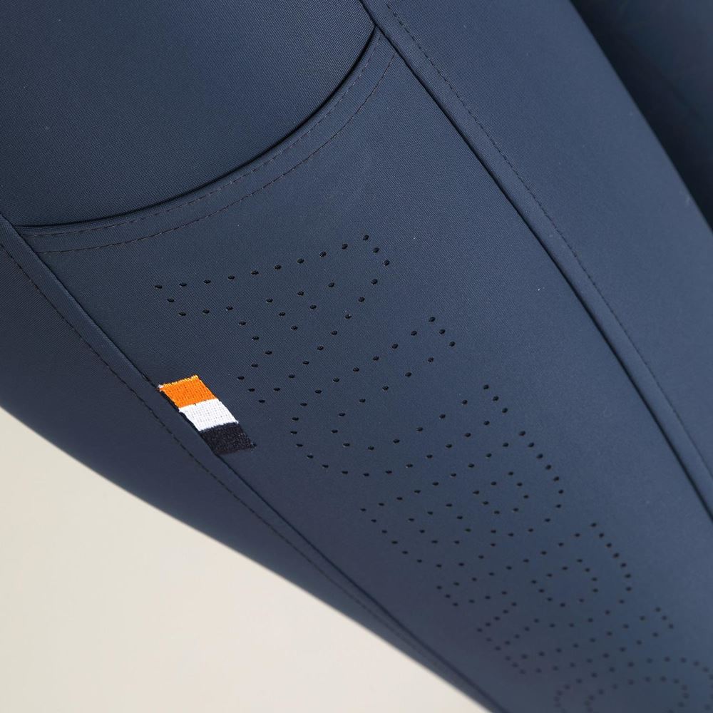 Shires Aubrion Optima Ladies Air Riding Tights (Navy)