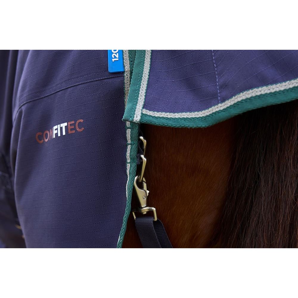 Weatherbeeta Comfitec Plus Dynamic Turnout Standard - 220g (Navy/Forest Green)