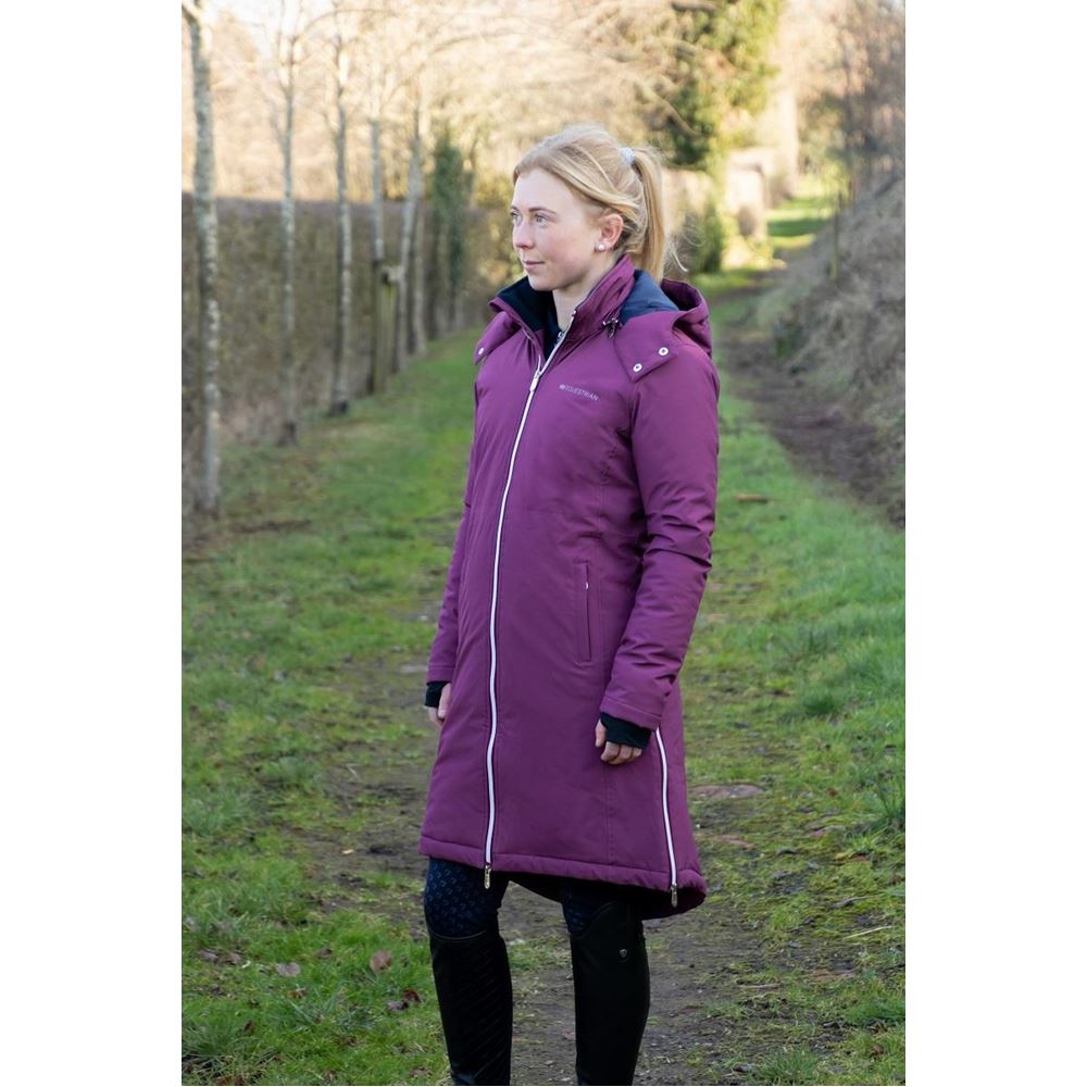 Hy Equestrian Synergy Guard Waterproof Coat (Fig/Navy)